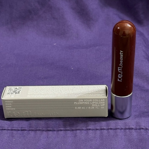 REM Beauty Plumping Lip Gloss in Shade Roll-Up - Picture 1 of 3